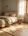 Hand-Tufted Vintage Floral Earth Tone Wool Area Rug